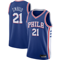 Mdoa P.76ers #21 Joel Embiid Royal 20192020 Swingman Jerseys - Icon Edition