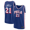 Mdoa P.76ers #21 Joel Embiid  Royal Fast Break Replica Jerseys - Icon Edition