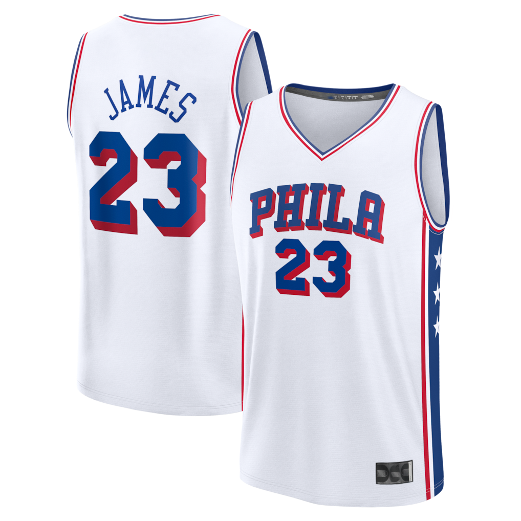 Mdoa P.76ers #23 LeBron James Royal Swingman Stitched Jerseys- Icon Edition