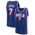 Mdoa P.76ers #7 Jaylen Brown Royal Fast Break Jerseys - Icon Edition