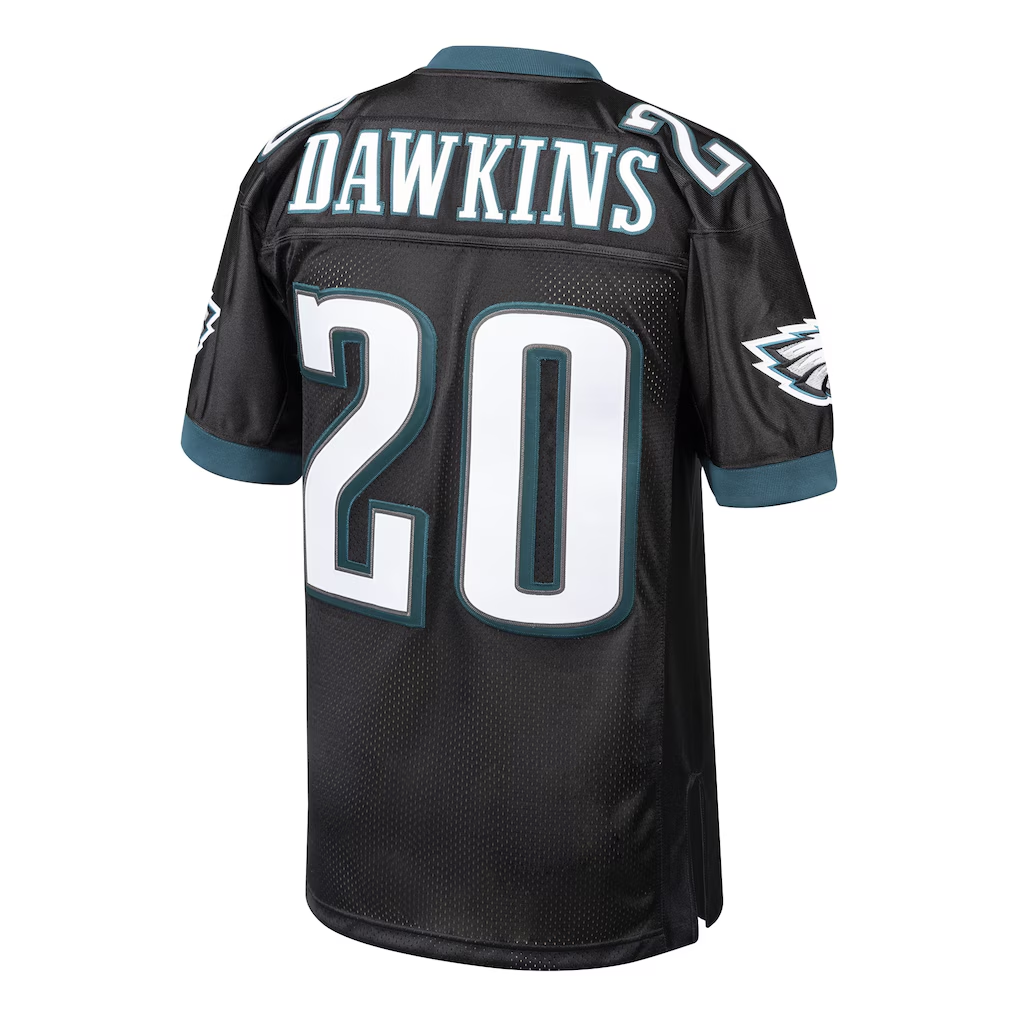 Mdoa P.Eagles 2003 #20 Brian Dawkins Mitchell & Ness Black Authentic Throwback Retired Player  Stitched Puhic Jersey