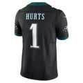 Mdoa P.Eagles #1 Jalen Hurts Player Limited Black Vapor F.U.S.E. Stitched Jerseys