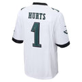 Mdoa P.Eagles #1 Jalen Hurts Player White Game Stitched Jersey
