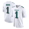 Mdoa P.Eagles #1 Jalen Hurts Player White Tundra Fashion Home Game Stitched Jerseys