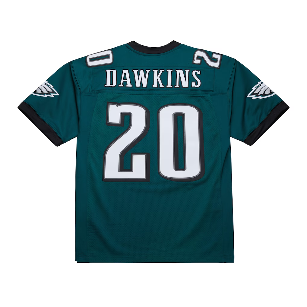 Mdoa P.Eagles #20 Brian Dawkins Mitchell & Ness Green 2007 Authentic Throwback Retired Player Stitched Puhic Jersey