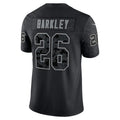 Mdoa P.Eagles #26 Saquon Barkley Player Black REFLECTIVE Limited Stitched Jerseys
