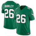 Mdoa P.Eagles #26 Saquon Barkley Player Kelly Green Vapor F.U.S.E. Limited Stitched Jerseys