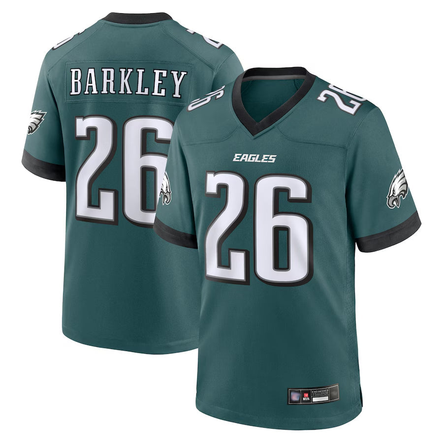 Mdoa P.Eagles #26 Saquon Barkley Player Midnight Green Game Stitched Jerseys