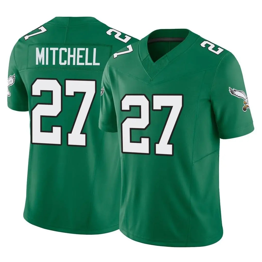 Mdoa P.Eagles #27 Quinyon Mitchell Player Green Kelly Alternate Vapor F.U.S.E. Home Game Stitched Jerseys