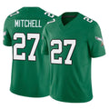Mdoa P.Eagles #27 Quinyon Mitchell Player Green Kelly Alternate Vapor F.U.S.E. Home Game Stitched Jerseys