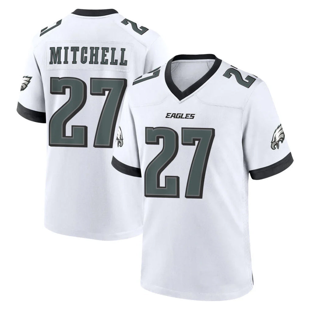 Mdoa P.Eagles #27 Quinyon Mitchell Player White Game Home Stitched Jerseys