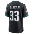 Mdoa P.Eagles #33 Cooper DeJean Black 2024 Draft Alternate Player Game Jersey Stitched American Stitched Jersey
