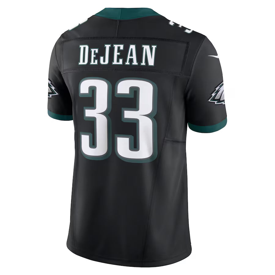 Mdoa P.Eagles #33 Cooper DeJean Player Black Vapor F.U.S.E. Limited Stitched Jerseys