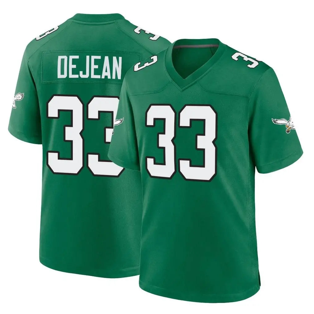 Mdoa P.Eagles #33 Cooper DeJean Player Green Kelly Alternate Home Game Stitched Jerseys