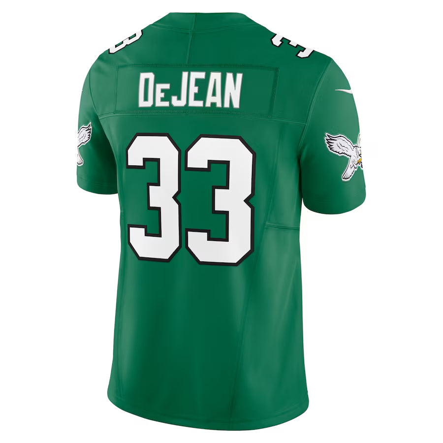 Mdoa P.Eagles #33 Cooper DeJean Player Kelly Green Vapor F.U.S.E. Limited Stitched Jerseys