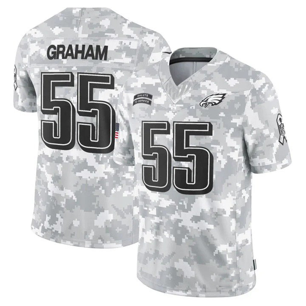Mdoa P.Eagles #55 Brandon Graham Player Arctic Camo Salute to Service Limited Stitched Jerseys