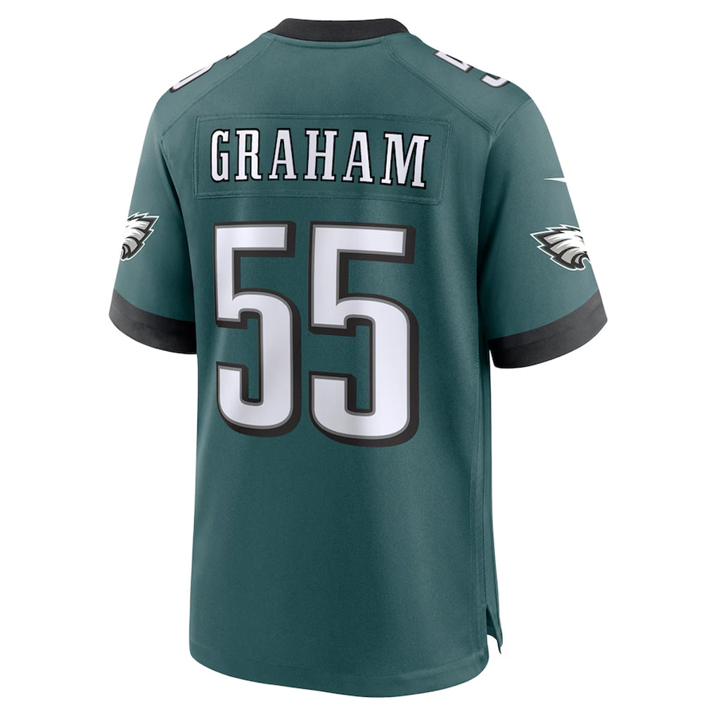 Mdoa P.Eagles #55 Brandon Graham Player Green Stitched Home Game Stitched Jerseys