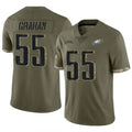 Mdoa P.Eagles #55 Brandon Graham Player Salute To Service Olive Stitched Jerseys