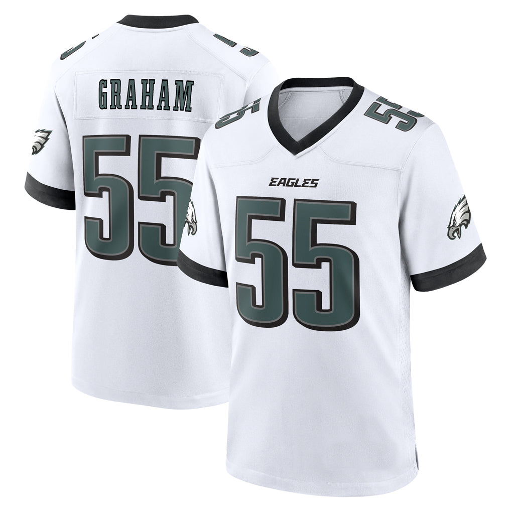 Mdoa P.Eagles #55 Brandon Graham Player White Home Game Stitched Jerseys