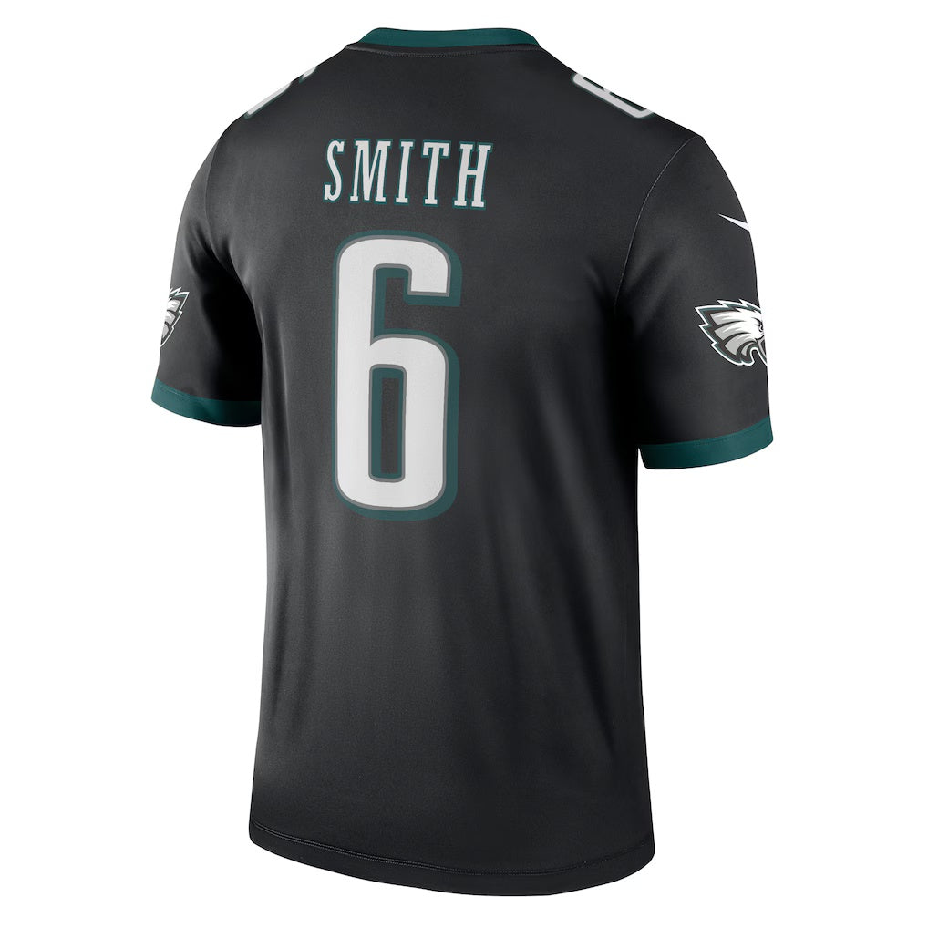 Mdoa P.Eagles #6 DeVonta Smith Black Legend Player Performance Top Stitched Jerseys