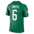 Mdoa P.Eagles #6 DeVonta Smith Kelly Green Legend Player Performance Top Stitched Jerseys