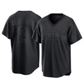 Mdoa P.Phillies #2 Justin Crawford Player Black Pitch Fashion Limited T-shirt Stitched Jerseys