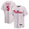 Mdoa P.Phillies #5 Bryson Stott Player White Home Game Stitched Jerseys