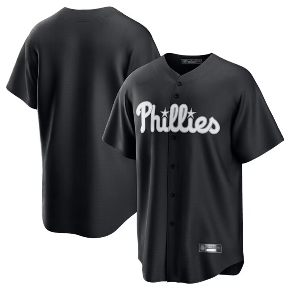 Mdoa P.Phillies Blank Player Black Alt Fashion Home Game Stitched Jerseys