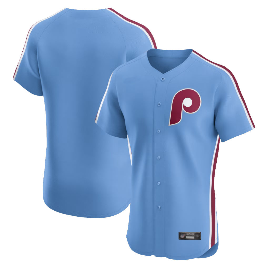 Mdoa P.Phillies Blank Player Light Blue Home Limited Elite Stitched Jerseys