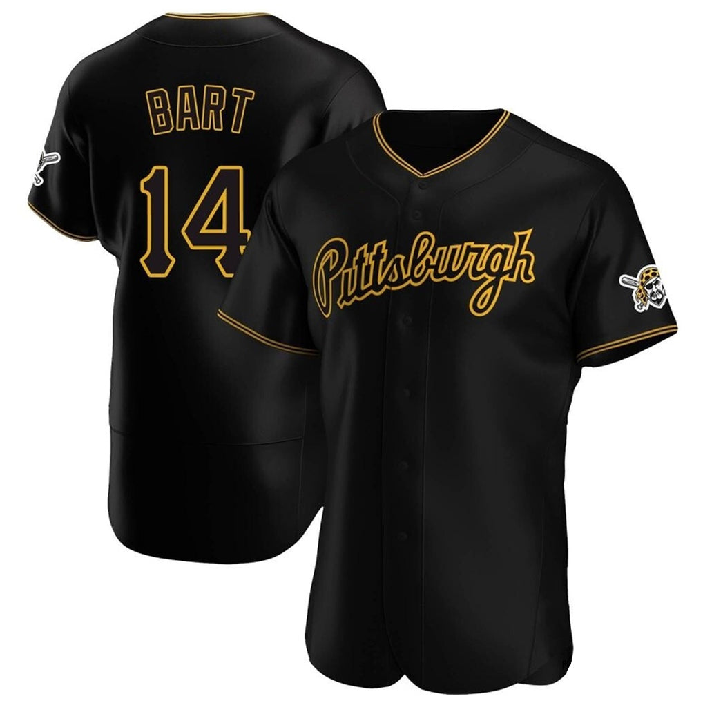 Mdoa P.Pirates #14 Joey Bart Player Black Home Limited Elite Stitched Jerseys