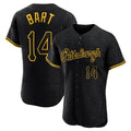 Mdoa P.Pirates #14 Joey Bart Player Black Snake Skin City Home Limited Elite Stitched Jerseys