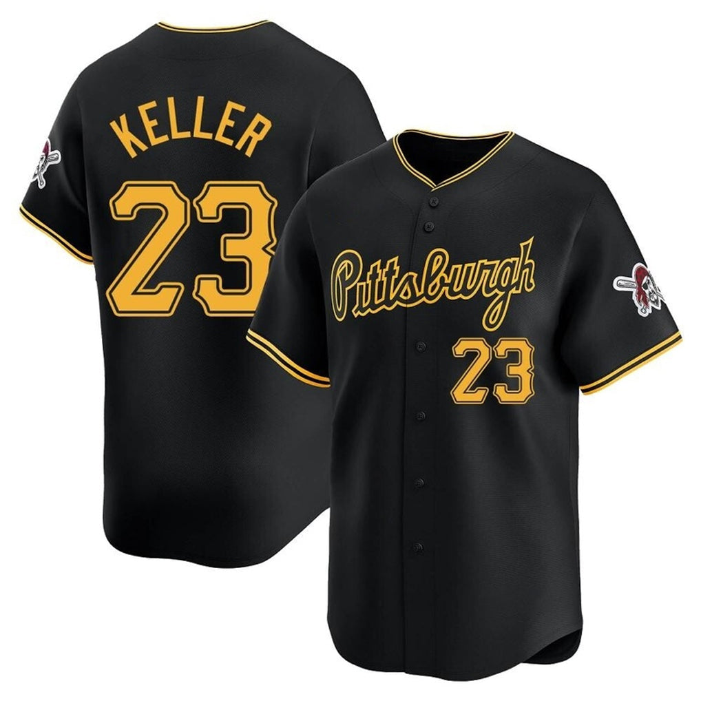 Mdoa P.Pirates #23 Mitch Keller Player Black Home Limited Stitched Jerseys
