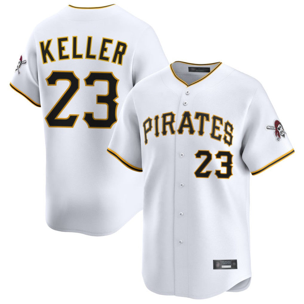 Mdoa P.Pirates #23 Mitch Keller Player White Home Limited Stitched Jerseys