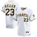 Mdoa P.Pirates #23 Mitch Keller Player White Home Limited Stitched Jerseys