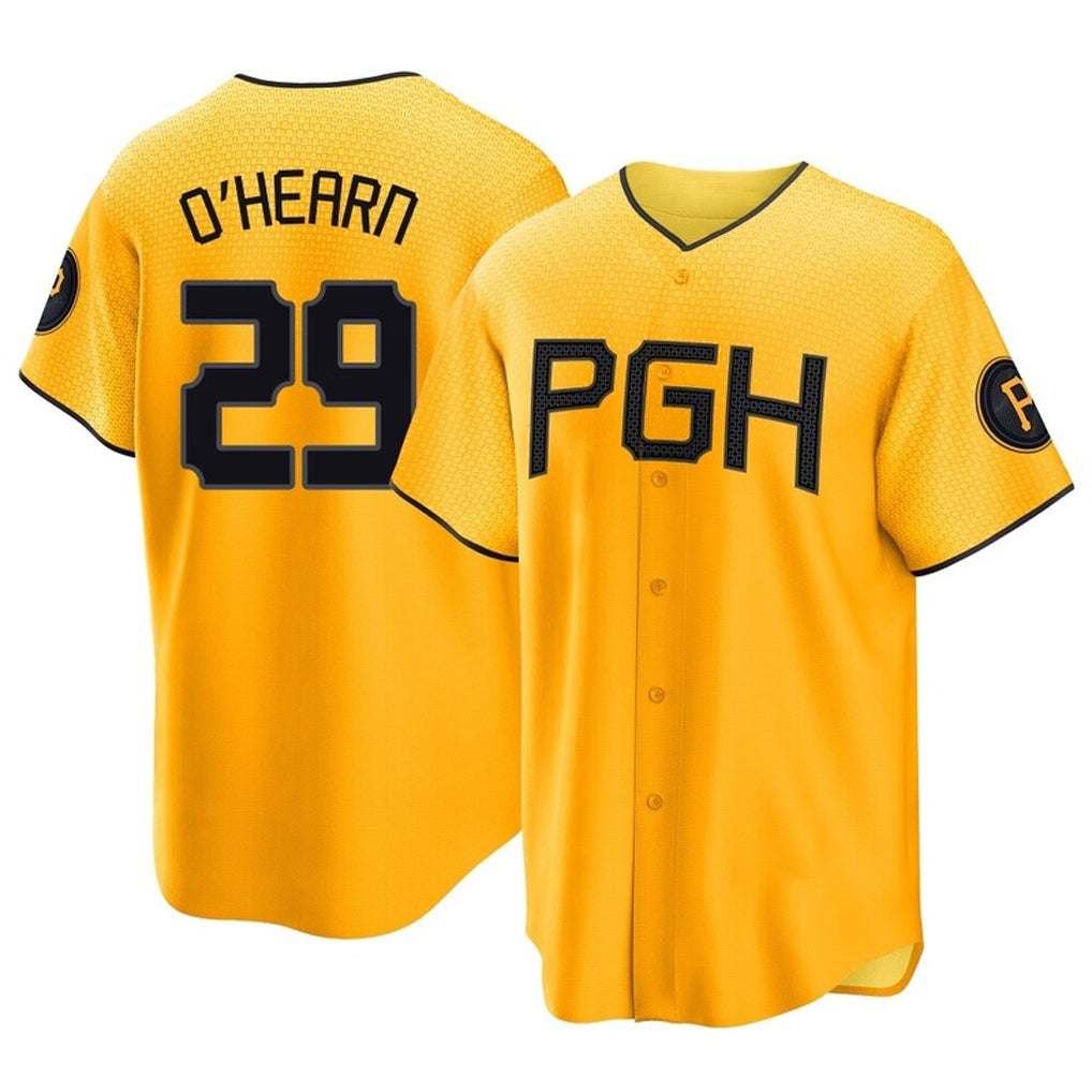 Mdoa P.Pirates #29 Ryan O?¡®Hearn Player Gold City Connect Home Game Stitched Jerseys
