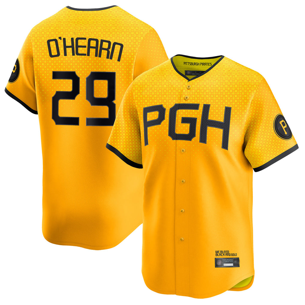 Mdoa P.Pirates #29 Ryan O?¡®Hearn Player Gold City Connect Home Limited Stitched Jerseys