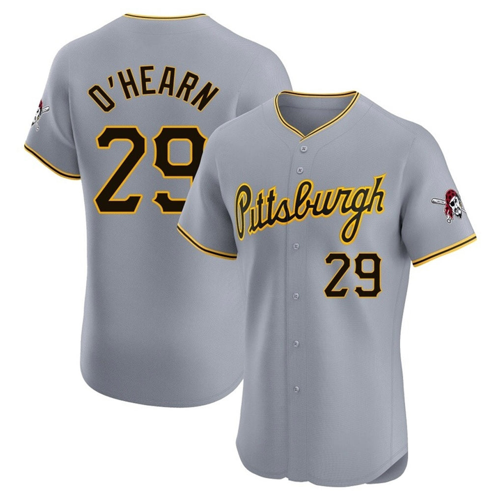 Mdoa P.Pirates #29 Ryan O?¡®Hearn Player Gray Road Home Limited Elite Stitched Jerseys