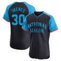 Mdoa P.Pirates #30 Paul Skenes Player Navy National League All-Star Home Limited Elite Stitched Jerseys