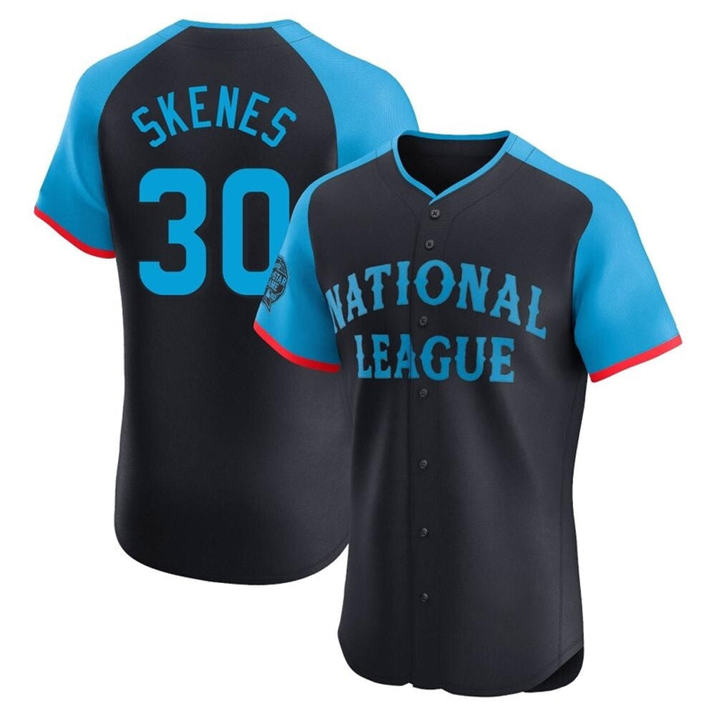 Mdoa P.Pirates #30 Paul Skenes Player Navy National League All-Star Home Limited Elite Stitched Jerseys