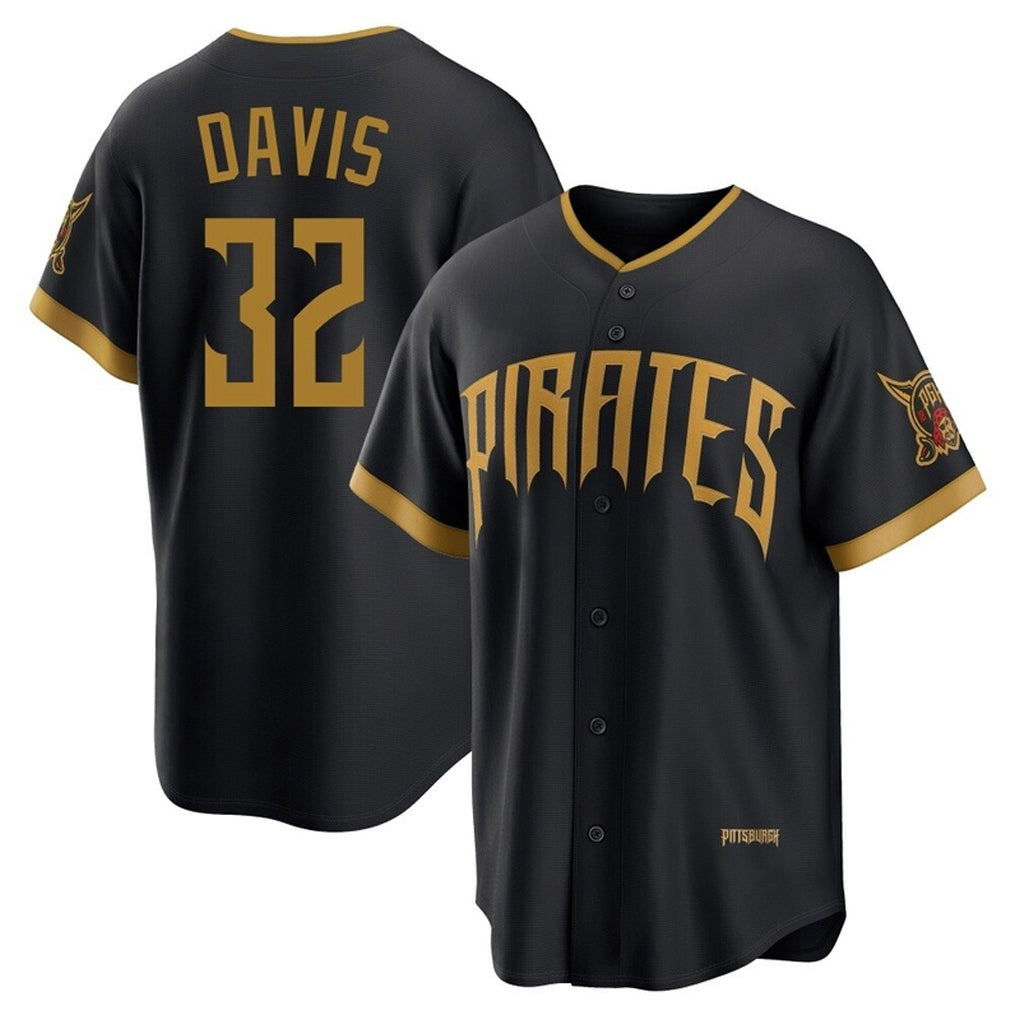 Mdoa P.Pirates #32 Henry Davis Player Black 2026 City Connect Home Game Stitched Jerseys