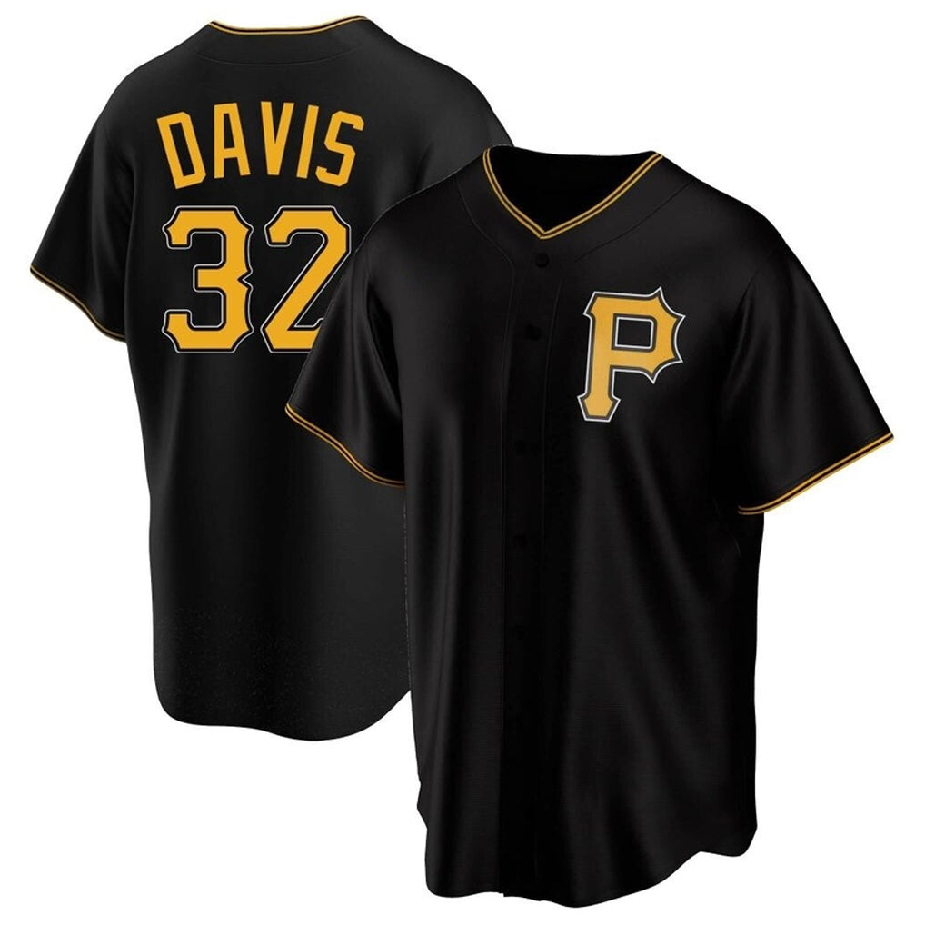 Mdoa P.Pirates #32 Henry Davis Player Black Alternate 2025 Home Game Stitched Jerseys