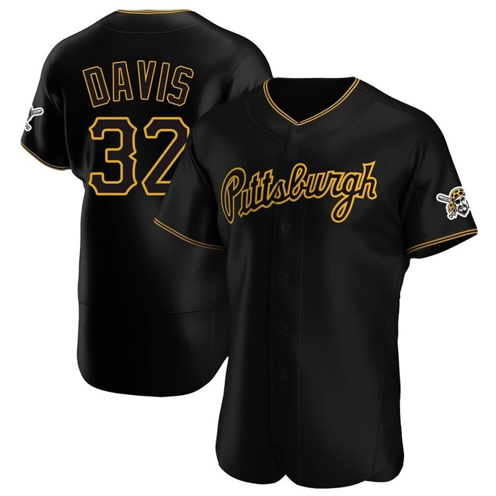 Mdoa P.Pirates #32 Henry Davis Player Black Home Limited Elite Stitched Jerseys