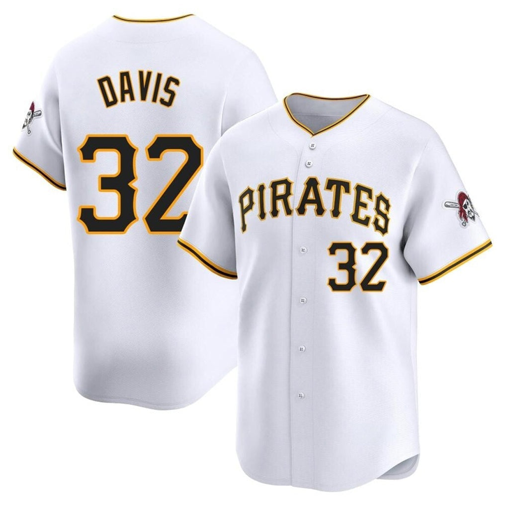 Mdoa P.Pirates #32 Henry Davis Player White Home Limited Stitched Jerseys