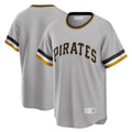 Mdoa P.Pirates Blank Player Gray Throwback Cooperstown Collection Limited T-shirt Stitched Jerseys