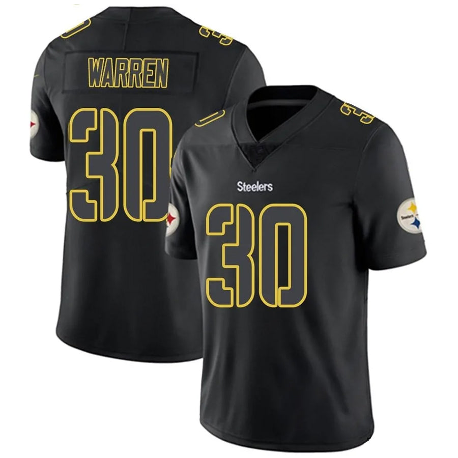 Mdoa P.Steelers #30 Jaylen Warren Player Black Impact Limited Stitched Jerseys