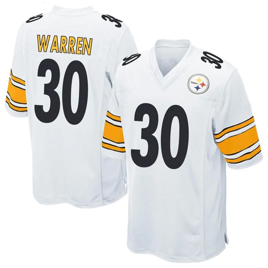 Mdoa P.Steelers #30 Jaylen Warren Player Game White Stitched Jerseys