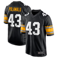 Mdoa P.Steelers #43 Troy Polamalu Black Retired Player Jersey American Stitched Jersey