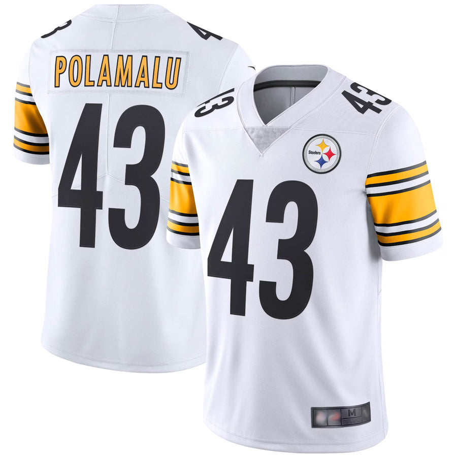 Mdoa P.Steelers #43 Troy Polamalu Player White Vapor Limited Stitched Jerseys