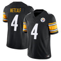 Mdoa P.Steelers #4 DK Metcalf Player Black Team Vapor F.U.S.E. Limited Stitched Jerseys