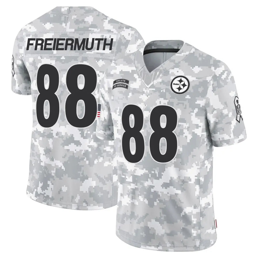 Mdoa P.Steelers #88 Pat Freiermuth Player Arctic Camo Salute to Service Limited Stitched Jerseys